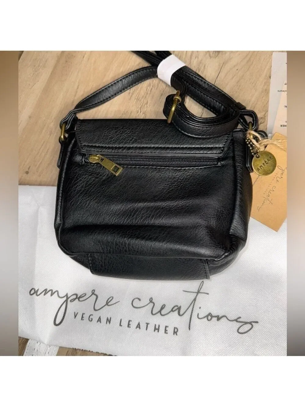 Ampere Creations Vegan Leather Crossbody Bag